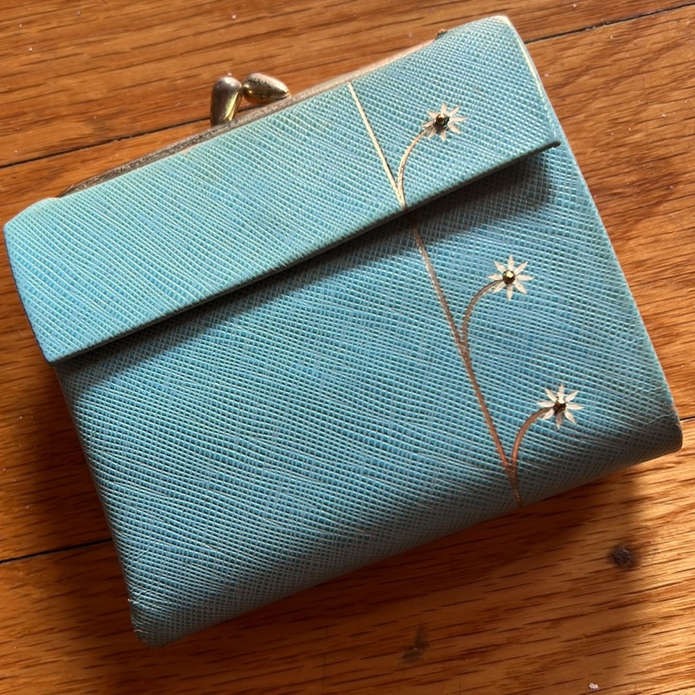Vintage Lady Buxton Wallet/Coin Purse Leather 1960’s